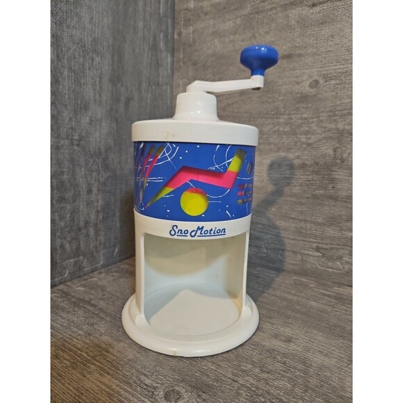 Vintage Manual Sno Cone Maker Nostalgia Back to Basics Shaver Shaved Ice - Picture 1 of 7